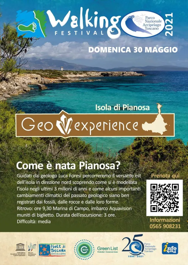 Geo-experience: trekking geologico “come è nata Pianosa?”