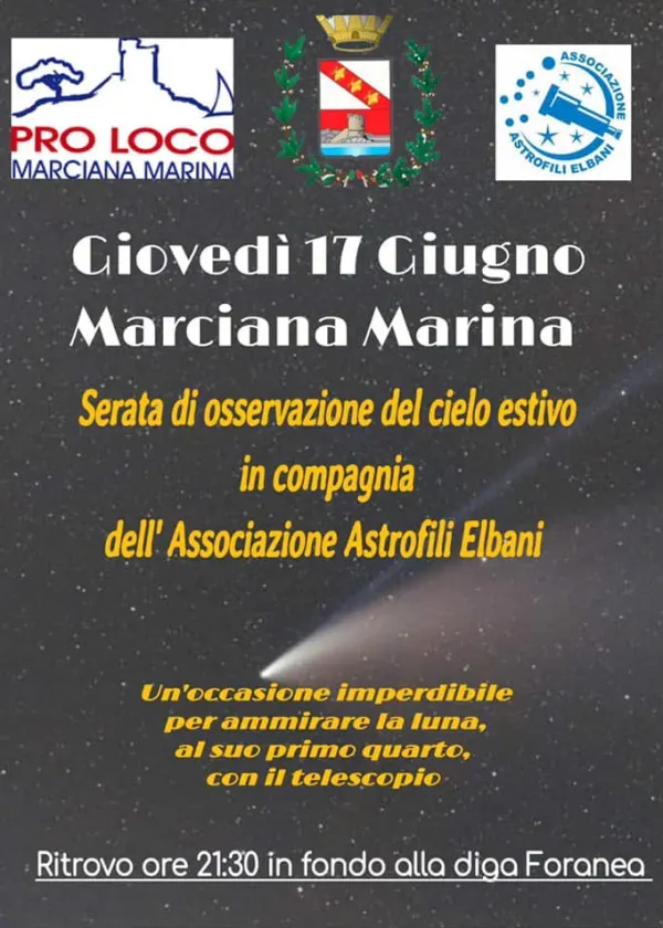 Serata di osservazione del cielo estivo