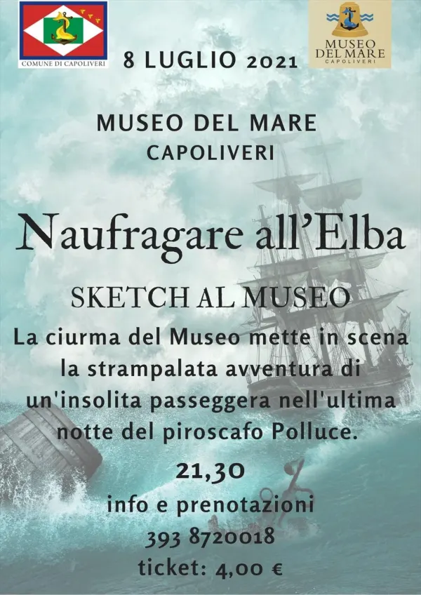 NAUFRAGARE ALL'ELBA, uno sketch al Museo