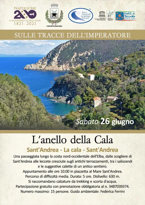 Sulle tracce dell'Imperatore - Escursione "L'anello della Cala"