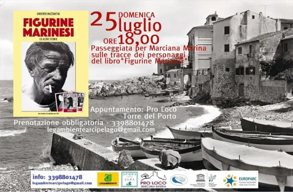 Passeggiata per Marciana Marina sulle tracce dei personaggi del libro "Figurine Marinesi"