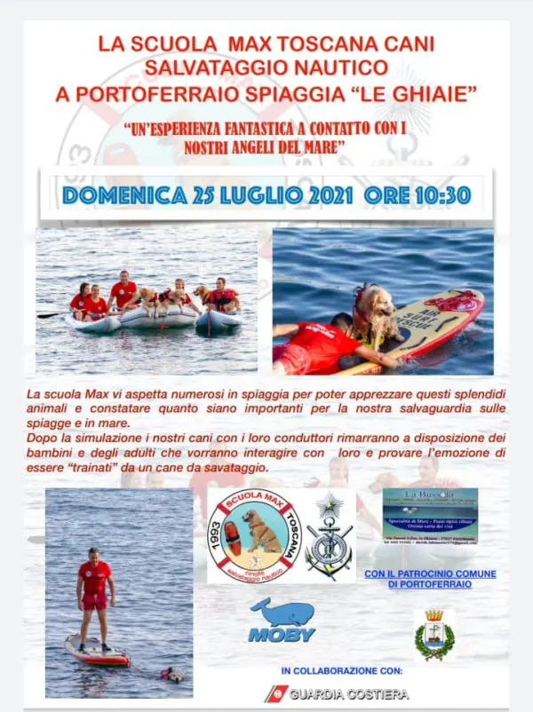 Dimostrazione di salvataggio a mare