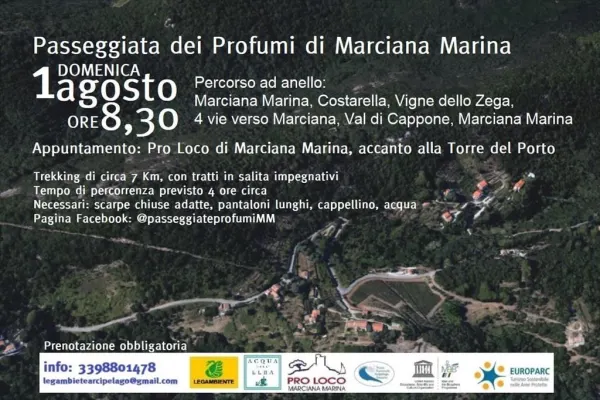 Passeggiata per i Sentieri dei Profumi a Marciana Marina - Percorso ad anello