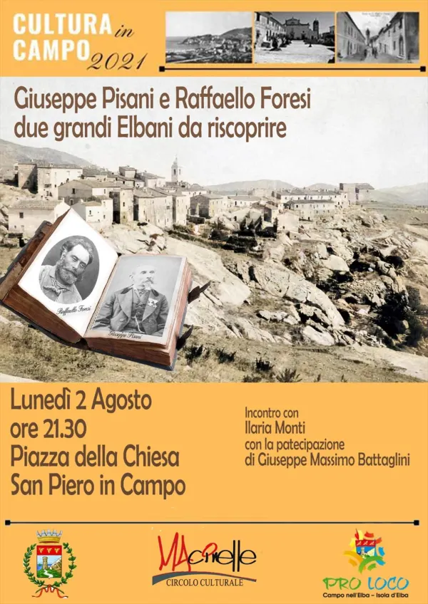 Giuseppe Pisani e Raffaello Foresi, due grandi Elbani da scoprire