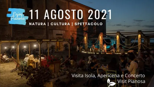 Visita Isola, Apericena e Concerto