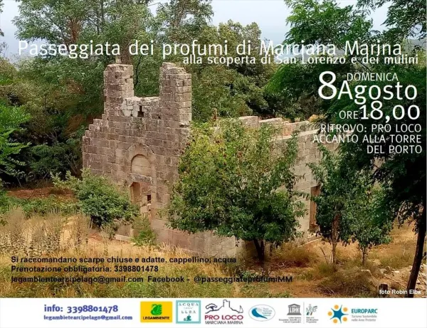 Passeggiata per i Sentieri dei Profumi a Marciana Marina - Alla scoperta di San Lorenzo e dei mulini
