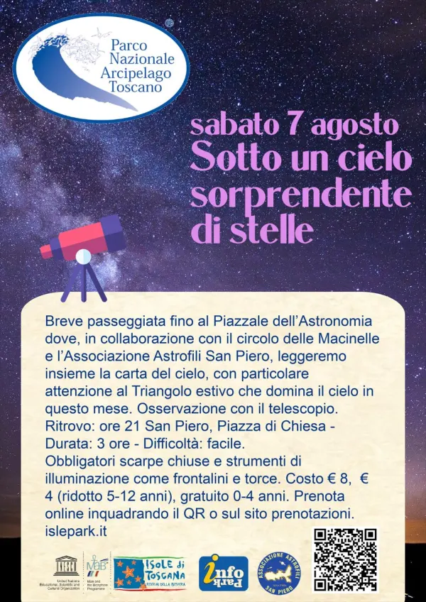 Sotto un cielo sorprendente di stelle