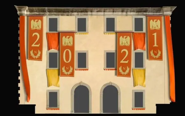 Video Mapping a tema Napoleonico