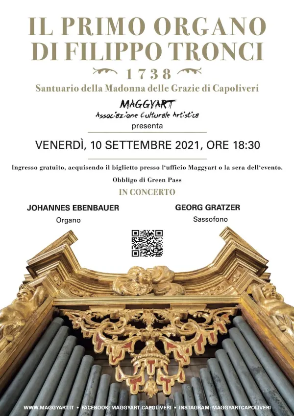 Concerto Organo Filippo Tronci del 1738 per organo e sassofono