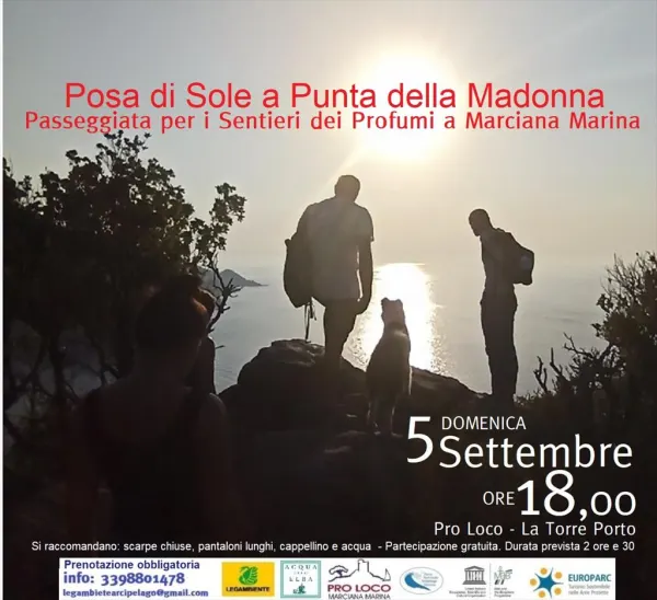 Posa di sole a Punta della Madonna 
