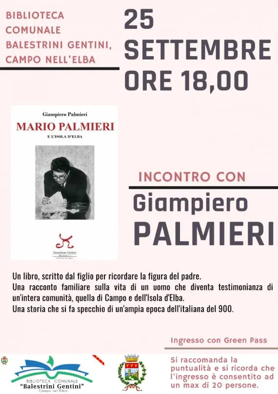 Presentazione libro "Mario Palmieri e l’Isola d’ Elba"