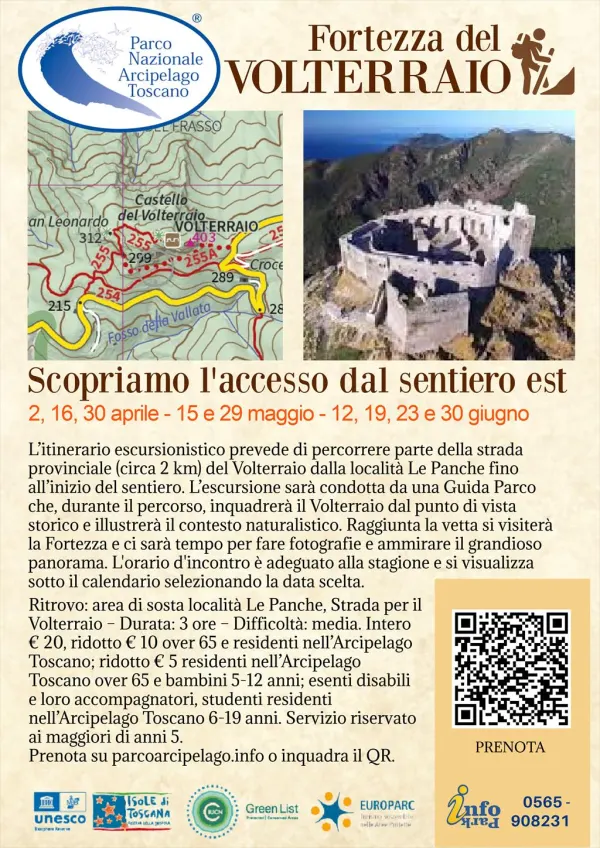 Escursione al Volterraio: scopriamo l'accesso dal sentiero est