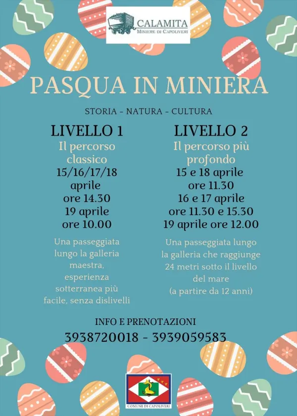 Pasqua in miniera