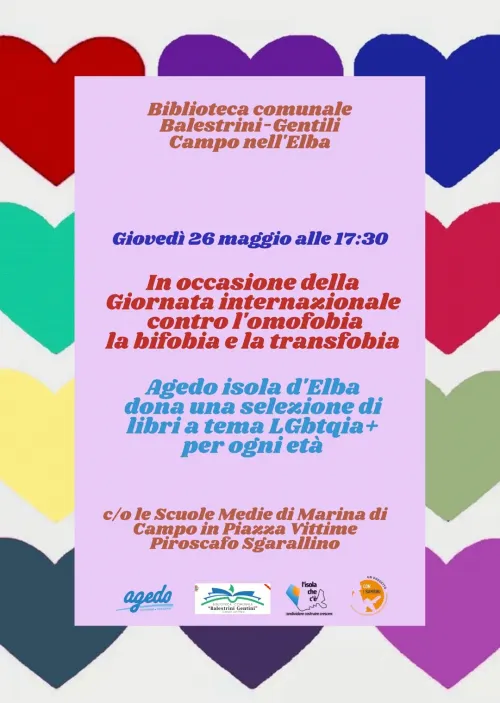 Agedo dona una selezione di libri a tema Lgbtqia+