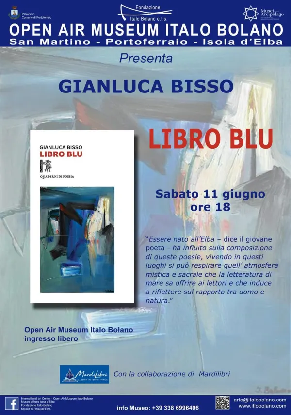 Incontro con l'autore: Gianluca Bisso presenta "Libro Blu"