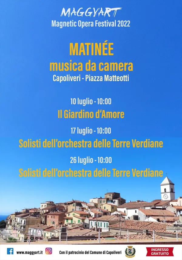Maggyart presenta : Magnetic Opera Festival 2022 - Matinée musica da camera
