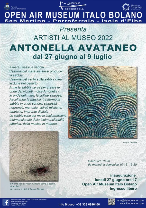 ARTISTI AL MUSEO: espongono Antonella Avataneo, Belinda Biancotti, Maria Grazia Biagi 