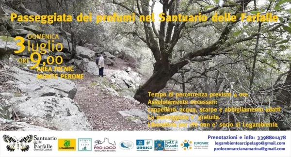 Passeggiata per i Sentieri dei Profumi a Marciana Marina - Santuario delle Farfalle