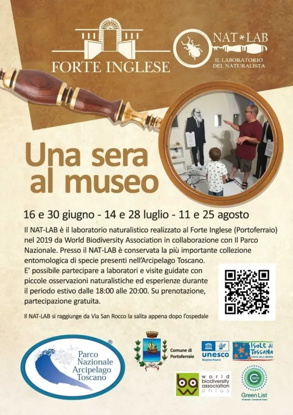 FORTE INGLESE: Una sera al museo - Laboratorio naturalistico NAT-LAB
