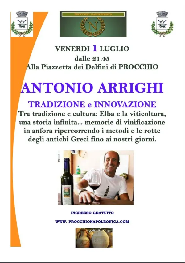 Eventi Procchio Napoleonica: Antonio Arrighi - Tradizione e Innovazione