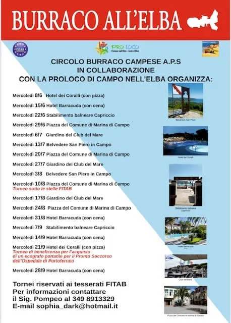 Burraco all'Elba