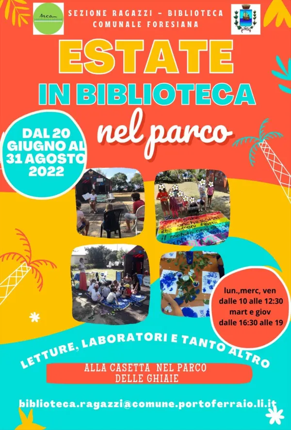 ESTATE IN BIBLIOTECA...nel parco!