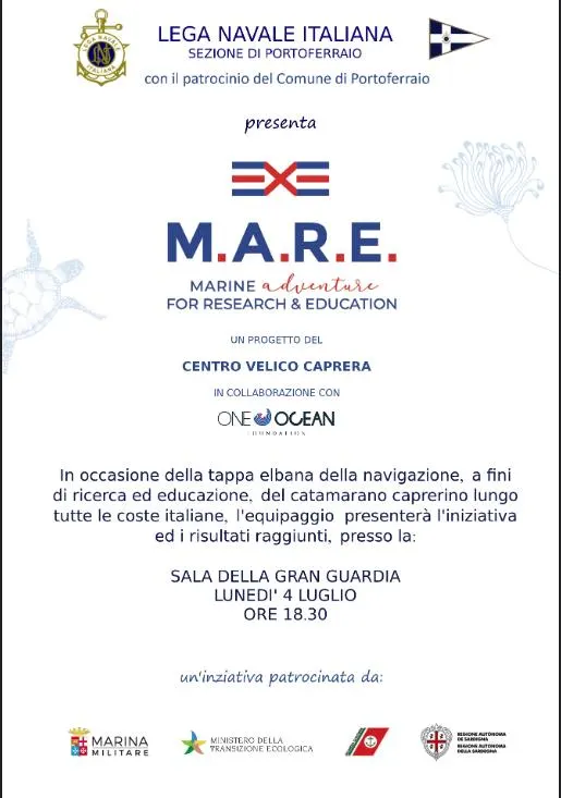 M.A.R.E. - Marine Adventure For Research & Education: Un progetto del Centro Velico Caprera 
