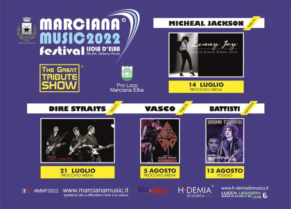 MARCIANA MUSIC FESTIVAL 2022: Diapasonband - Tribute Band Vasco Rossi dal 1982