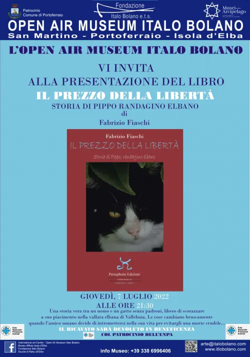 All'Open Air Museum Italo Bolano la presentazione de “Il prezzo della libertà” di Fabrizio Fiaschi 
