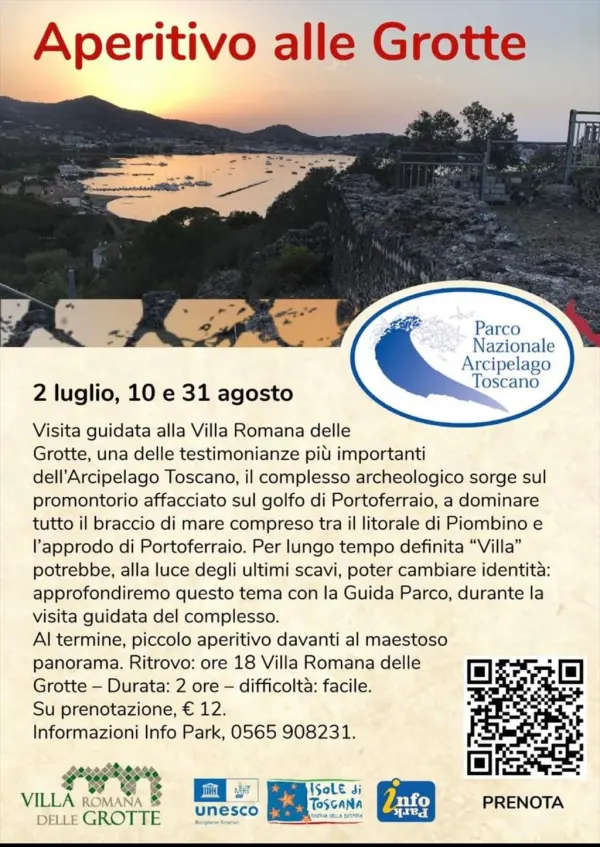 Aperitivo alle Grotte: Visita guidata alla Villa Romana delle Grotte