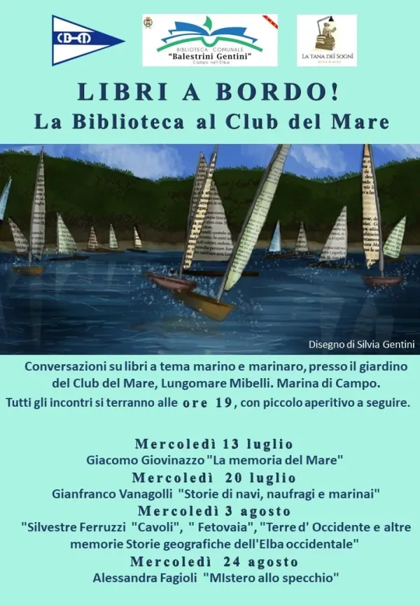 Rassegna letteraria estiva della Biblioteca di Campo "Libri a bordo!" - Giacomo Giovinazzo con "La memoria del mare"