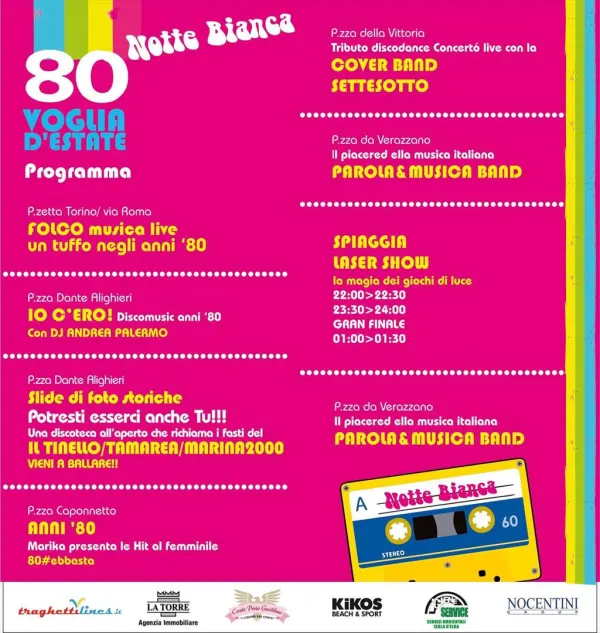 80voglia d'estate - Notte Bianca 2022