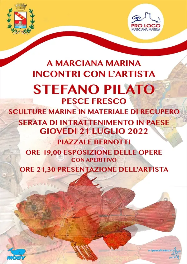 Incontro con l'artista - Pilato "Pesce Fresco": Mostra d'arte del recupero