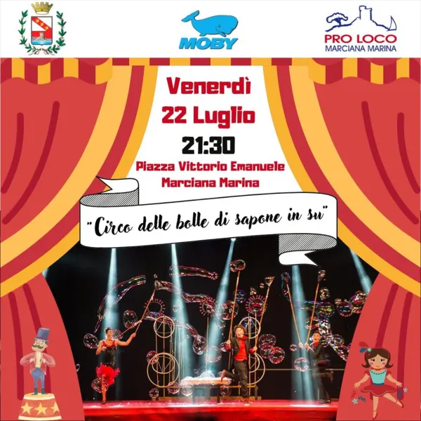 Compagnia Ribolle - "Circo delle bolle di sapone in su"