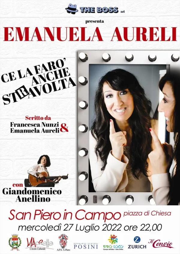 EMANUELA AURELI in "Ce La Farò Anche Stravolta" con Giandomenico Anellino