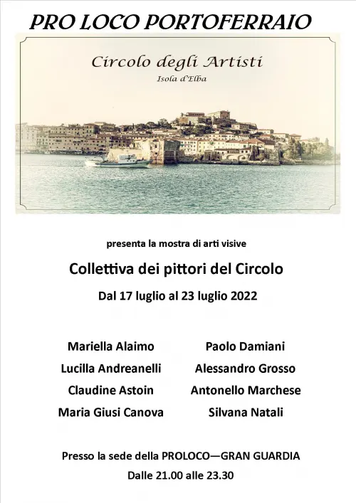 Circolo degli Artisti presenta la mostra di arti visive "Collettiva dei pittori del Circolo"