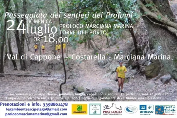 Passeggiata per i Sentieri dei Profumi a Marciana Marina - Val di Cappone