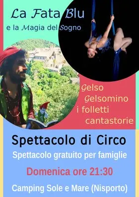 Spettacolo di circo: La Fata Blu e la Magia del Sogno