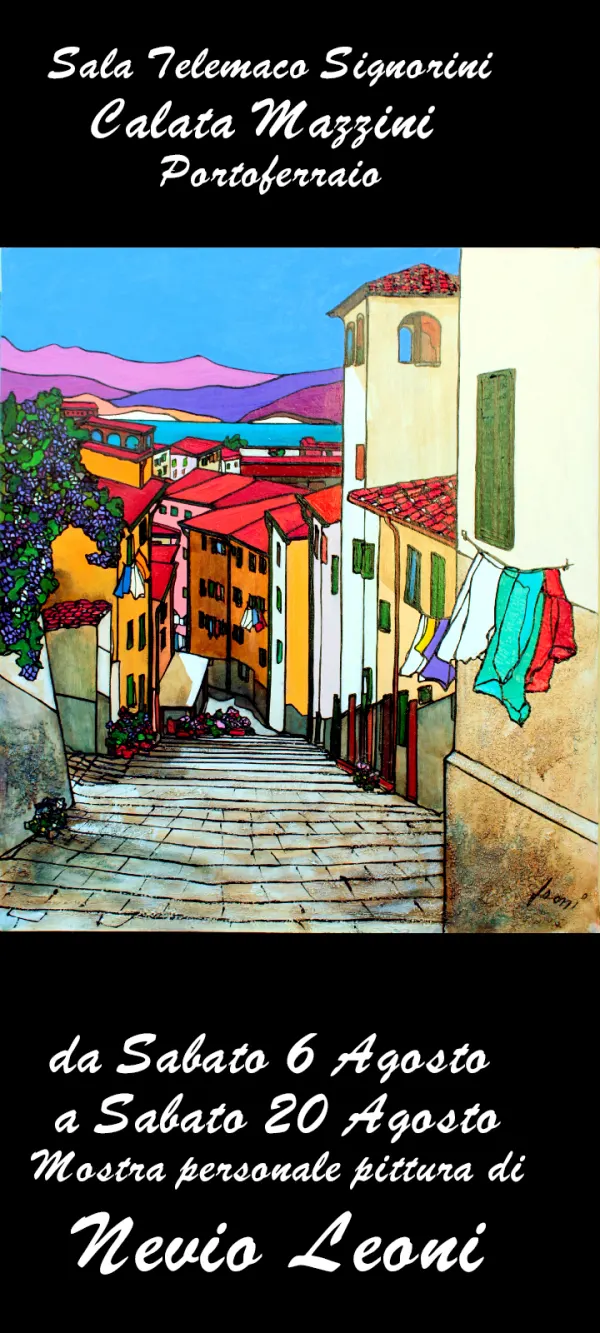 Mostra personale di pittura di Nevio Leoni
