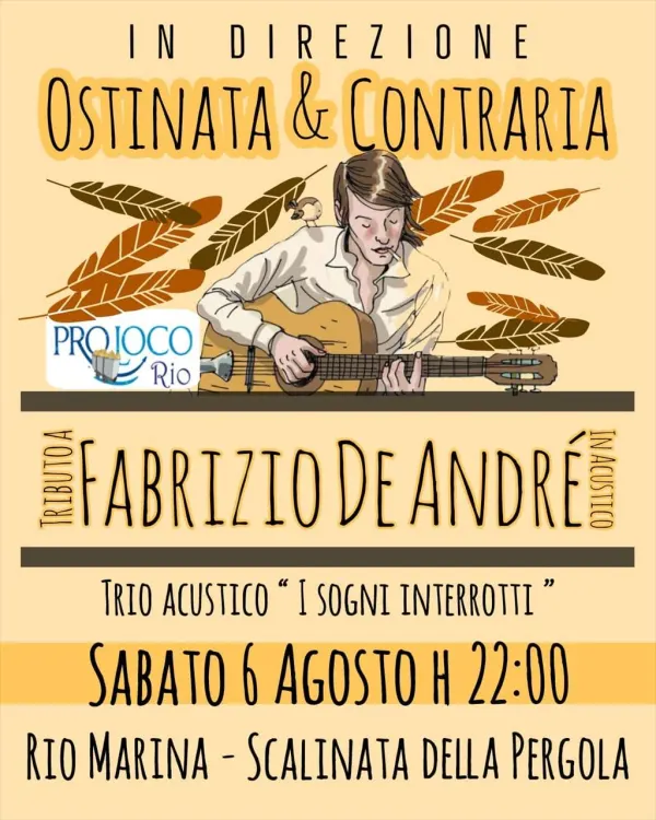 Trio acustico "I sogni interrotti" - Tributo a Fabrizio De Andrè