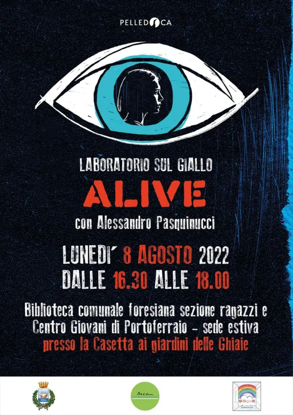 Alive: alla biblioteca comunale ragazzi delle Ghiaie un laboratorio sul giallo con Alessandro Pasquinucci