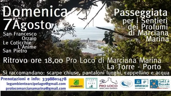 Passeggiata per i Sentieri dei Profumi a Marciana Marina - Le Coticchie