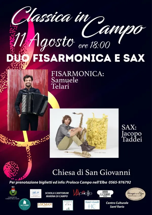 CLASSICA IN CAMPO: Duo Fisarmonica e Sax