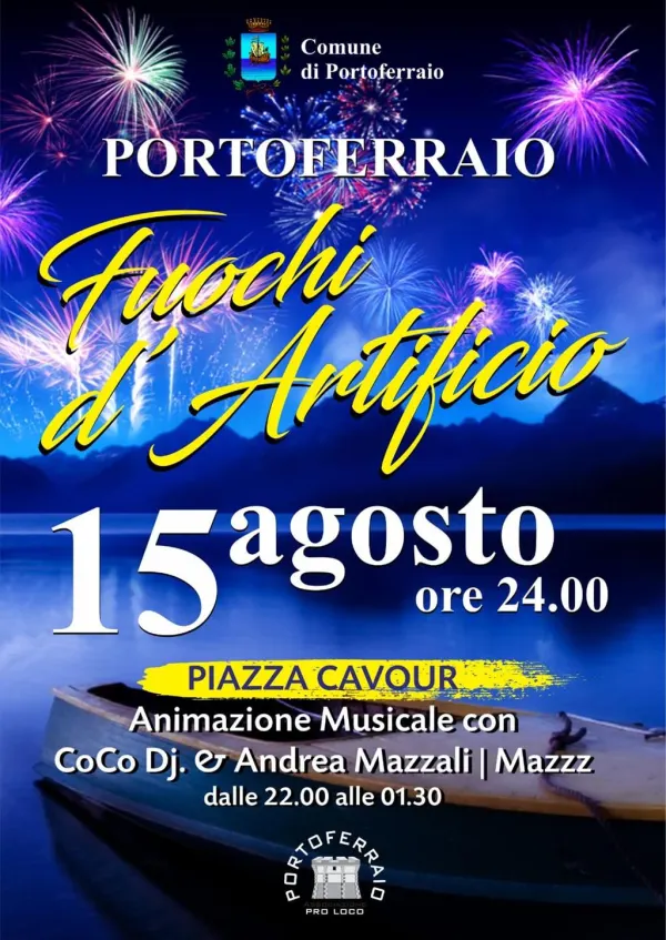 Fuochi d'Artificio con animazione musicale in piazza