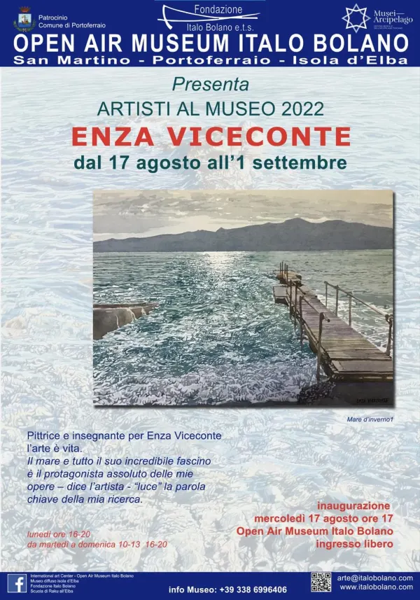 Open Air Museum Italo Bolano presenta ARTISTI AL MUSEO 2022: Enza Viceconte