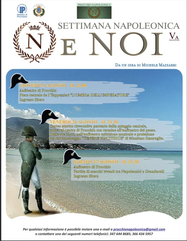 Tappezzieri - "L'Ombra dell'Imperatore": l'Elba di Napoleone tra finzione e realtà 
