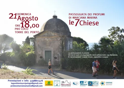 Passeggiata per i Sentieri dei Profumi a Marciana Marina - Le 7 chiese