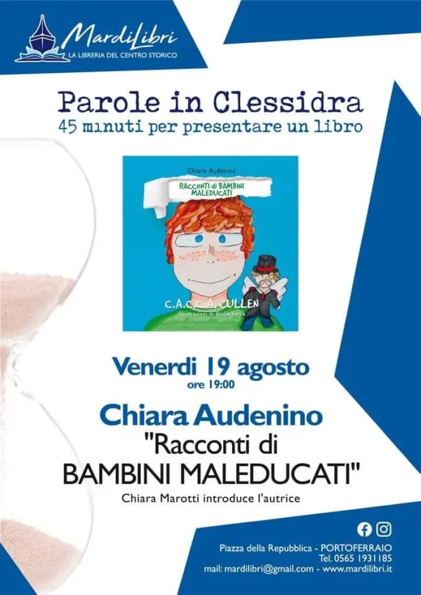 PAROLE IN CLESSIDRA con Chiara Audenino - "Racconti di bambini maleducati"