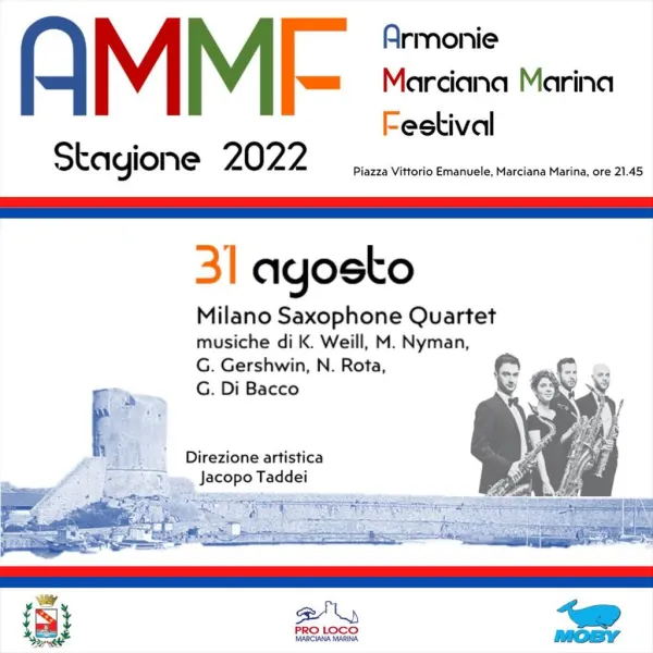 Armonie Marciana Marina Festival: Milano Saxophone Quartet