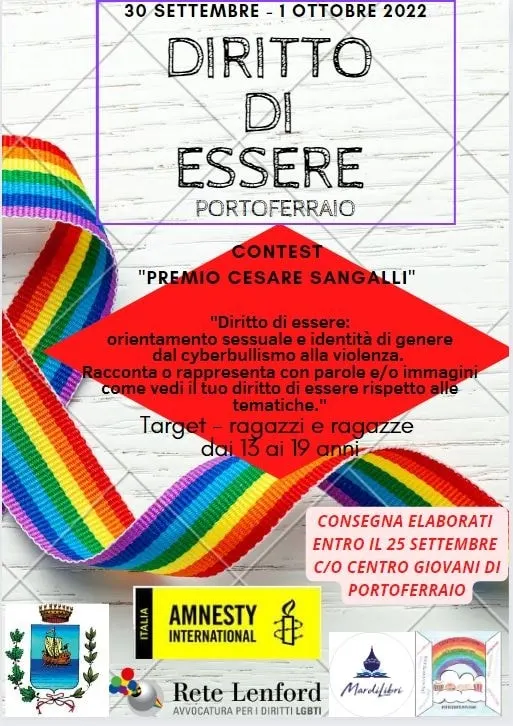 Premio Cesare Sangalli: "Diritto di essere"